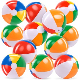JOYIN 20cm Pelota de Playa (12 Pack) Pelota Hinchable Juguetes inflables Pelota de Playa en Colores de Verano