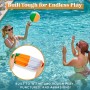 JOYIN 20cm Pelota de Playa (12 Pack) Pelota Hinchable Juguetes inflables Pelota de Playa en Colores de Verano