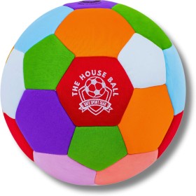 Safe Sport Gear The House Ball Le House Ball - El Balón de Fútbol de Interior Original, Suave y Seguro, Tamaño 4 - Diseñado para