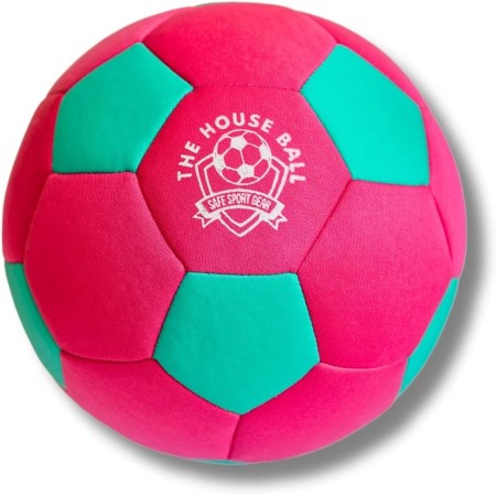 Safe Sport Gear The House Ball Le House Ball - El Balón de Fútbol de Interior Original, Suave y Seguro, Tamaño 4 - Diseñado para