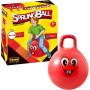 Idena 40093 – Salto Ball Happy Face, 45 – 50 cm, Color Rojo