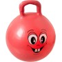 Idena 40093 – Salto Ball Happy Face, 45 – 50 cm, Color Rojo
