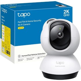 Tapo C220 - IA Cámara Vigilancia 360°, 2K 4MP QHD, Inteligente de IA, Visión Nocturna, Audio Bidireccional, Detección