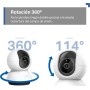 Tapo C220 - IA Cámara Vigilancia 360°, 2K 4MP QHD, Inteligente de IA, Visión Nocturna, Audio Bidireccional, Detección