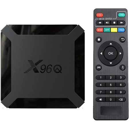 Caja de TV Android 10.0, X96 Mini 2021 versión actualizada X96Q 2GB RAM 16GB ROM Smart TV Box Allwinner H313 Quad Core