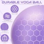 jjshund Pelota de Pilates, 25 cm Pelota Yoga Fitball Pequeña Antideslizante Pelota de Gimnasia para Hogar Oficina Gimnasio Yoga