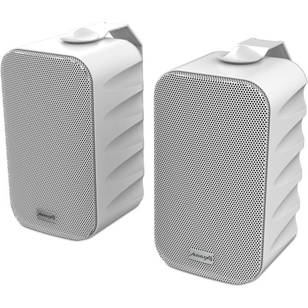 Audibax Delta 52 BT White Pareja de Altavoces Bluetooth – Altavoces Activos de Alto Rendimiento para Pared – Compatible con