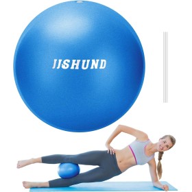 jjshund Pelota de Pilates, 25 cm Pelota Yoga Fitball Pequeña Antideslizante Pelota de Gimnasia para Hogar Oficina Gimnasio Yoga