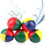 PBUSPU Juego de 5 Pelotas de Malabares, Ø 55 mm Pelotas para Principiantes, 60g, Pelota de Malabares con Relleno Piel Sintética
