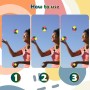 PBUSPU Juego de 5 Pelotas de Malabares, Ø 55 mm Pelotas para Principiantes, 60g, Pelota de Malabares con Relleno Piel Sintética