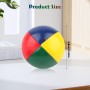 PBUSPU Juego de 5 Pelotas de Malabares, Ø 55 mm Pelotas para Principiantes, 60g, Pelota de Malabares con Relleno Piel Sintética