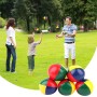 PBUSPU Juego de 5 Pelotas de Malabares, Ø 55 mm Pelotas para Principiantes, 60g, Pelota de Malabares con Relleno Piel Sintética