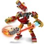 LEGO Marvel Armadura Robótica de Iron Man vs. Ultrón Juguete de Superhéroes con Minifiguras, Figura Articulada de Robot, Juego