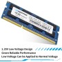 DUOMEIQI 8GB Kit(2x4GB) DDR3L 1600MHz PC3-12800 Unbuffered Non-ECC 1.35V CL11 2Rx8 Dual Rank 204 Pin SODIMM Portatil Memoria