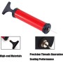 SZSHIMAO Bomba para balones con 4 Agujas, 2 boquillas y 1 Manguera para fútbol, Rugby, Voleibol, Baloncesto, Balonmano, Globo,