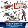 LEGO Marvel Armadura Robótica de Iron Man vs. Ultrón Juguete de Superhéroes con Minifiguras, Figura Articulada de Robot, Juego