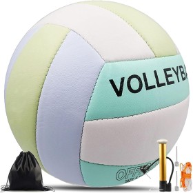 Bibykivn Pelota de Voleibol, Balón para Playa, Tacto Suave, Unisex-Adult, Tamaño 5 para Interior y Exterior