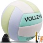Bibykivn Pelota de Voleibol, Balón para Playa, Tacto Suave, Unisex-Adult, Tamaño 5 para Interior y Exterior