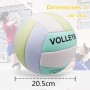 Bibykivn Pelota de Voleibol, Balón para Playa, Tacto Suave, Unisex-Adult, Tamaño 5 para Interior y Exterior
