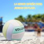 Bibykivn Pelota de Voleibol, Balón para Playa, Tacto Suave, Unisex-Adult, Tamaño 5 para Interior y Exterior