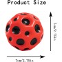 Uunquee 3 Piezas Astro Jump Ball, Moon Ball, High Jumps Bounce, Rubber Ball de Alto Salto para Niños - Regalos Interactivos