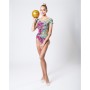 DRUNA Pelota de Gimnasia Rítmica de Metalizada + Glitter de PVC 17 cm 300 gr, Aparto de Gimnasia, Pelota de Ejercicio