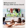 Tronsmart T7 Altavoz Portátil Bluetooth 5.3, Luces Led y Protección Agua IPX7, Graves Potentes con Sonido Stereo 360° de Alta
