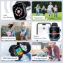 SWGOTA 4G Reloj Inteligente Niño, Smartwatch Niños con GPS, Ilamadas, Videollamadas, Mensajes, Modo Escuela, Función SOS, IP68