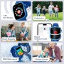 SWGOTA 4G Reloj Inteligente Niño, Smartwatch Niños con GPS, Ilamadas, Videollamadas, Mensajes, Modo Escuela, Función SOS, IP68