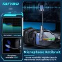 Tatybo Auriculares Gaming para Ps4 Ps5 PC Xboxone Switch, Cascos Gaming Estéreo con 90° Almohadillas Giratorias, Micrófono con