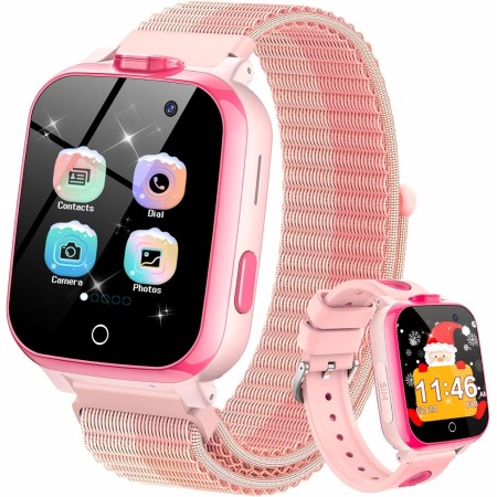 SWGOTA 4G Reloj Inteligente Niño, Smartwatch Niños con GPS, Ilamadas, Videollamadas, Mensajes, Modo Escuela, Función SOS, IP68