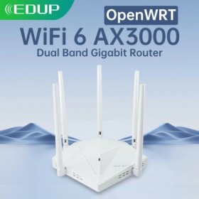 Enrutador EDUP RT2980 OpenWRT AX3000 3000Mbps banda Dual 2,4/5GHz Giga