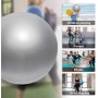 Cikyner Pelota Pilates Blanda, Pelota de Ejercicio pequeña 23-25cm Mini Pelota de Gimnasia con Pajita Inflable Adecuado para