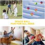 OSDUE 3PCS Pelota Que Rebota de Color, Pelota Saltarina de Espuma de PU Elástica Sólida, Pelota Que Rebota en Forma de Planeta,