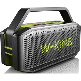 W-KING Altavoz Bluetooth Potente Grande 100W MAX 60W, Impermeable Al Aire Libre Portátil Exterior Altavoz Portatil Potente, 40h