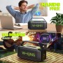 W-KING Altavoz Bluetooth Potente Grande 100W MAX 60W, Impermeable Al Aire Libre Portátil Exterior Altavoz Portatil Potente, 40h