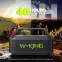 W-KING Altavoz Bluetooth Potente Grande 100W MAX 60W, Impermeable Al Aire Libre Portátil Exterior Altavoz Portatil Potente, 40h
