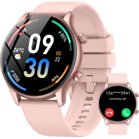Reloj Inteligente Mujer, 1.39"Display Smartwatch con Llamadas, Smart Watch Monitor de Sueño/SpO2, Podómetro, 120+ Modos