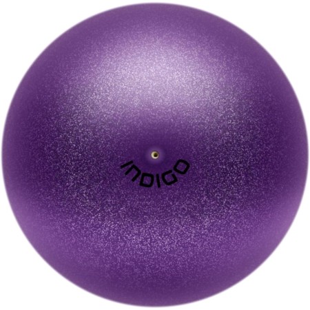 DRUNA Pelota de Gimnasia Rítmica de Metalizada + Glitter de PVC 15 cm 300 gr, Aparto de Gimnasia, Pelota de Ejercicio