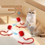 HOIDOKLY Pelota interactiva para gatos, 2025, juguete para mascotas, juguete para perros con carga USB, tres modos de trabajo,