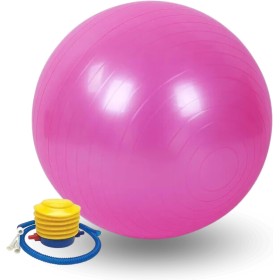 Pelota Yoga 45 cm. Pelota de Pilates Antideslizante. Pelota de Entrenamiento, Fitness, Equilibrio, Deporte. Pelota de PVC para