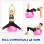 Pelota Yoga 45 cm. Pelota de Pilates Antideslizante. Pelota de Entrenamiento, Fitness, Equilibrio, Deporte. Pelota de PVC para