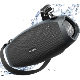 W-KING 120W PICO Altavoces Bluetooth Grande Portátiles con Super Bajo, 70W RMS Impermeable Speaker de Inalámbrico para Fiesta,