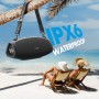 W-KING 120W PICO Altavoces Bluetooth Grande Portátiles con Super Bajo, 70W RMS Impermeable Speaker de Inalámbrico para Fiesta,