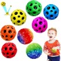 MQVXT Astro Jump Ball,8 Piezas Moon Ball,Space Ball,7 cm Bouncing Ball Toy,Fácil de Agarrary Atrapasueños,para Juegos de