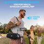 W-KING 120W PICO Altavoces Bluetooth Grande Portátiles con Super Bajo, 70W RMS Impermeable Speaker de Inalámbrico para Fiesta,
