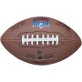 Wilson NFL Mini Micro Balón de fútbol Americano, Cuero Compuesto, Tamaño Micro, Marrón