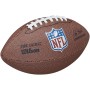 Wilson NFL Mini Micro Balón de fútbol Americano, Cuero Compuesto, Tamaño Micro, Marrón