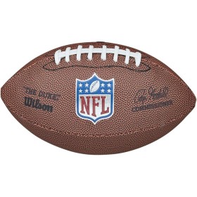 Wilson NFL Mini Micro Balón de fútbol Americano, Cuero Compuesto, Tamaño Micro, Marrón
