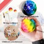 Pelotas espaciales Extreme High Bouncing Ball, Colorido Moon Ball de 7CM, Bouncing SpaceBall Pelota de Goma de Rebote Pelota de